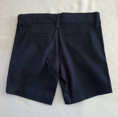 Old Navy Unisex Youth Shorts Navy Khaki School Uniform Pants Child Size 5 NWT - Picture 2 of 5
