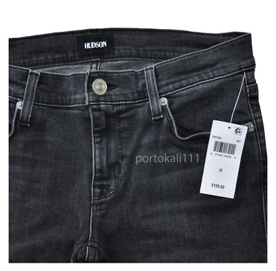 Hudson Super Skinny REVERIE DENIM Jeans Women's 26'' in 8Bit Wash NWT $195 