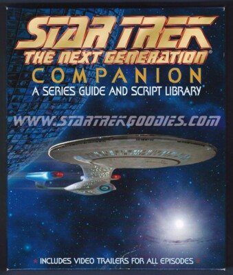 Star Trek: The Next Generation ''Companion, Guide & Script Library'' Computer CD!