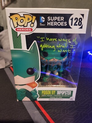 Funko Pop! - DC Super Heroes - #128 Poison Ivy Imposter signed Maggie Geha
