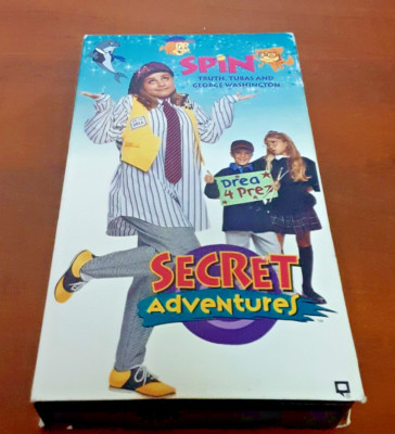 Spin Secret Adventures VHS VCR Video Tape Used Childrens