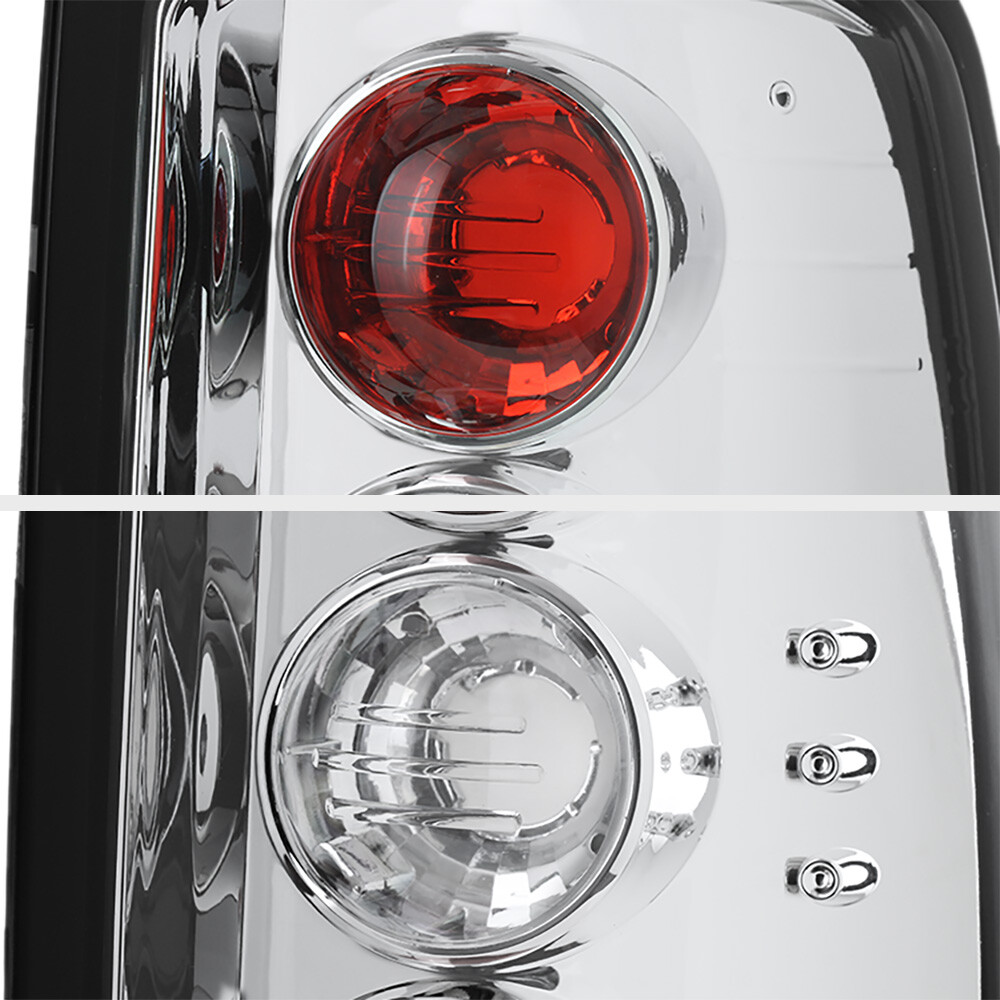 For 0006 Chevy Suburban Tahoe GMC Yukon Denali Chrome Red Barn Door