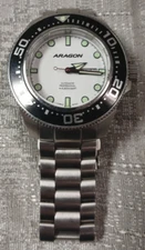Aragon Divemaster Nh36a 50mm Stainless Steel Men's Watch Japan Movement K1 A054