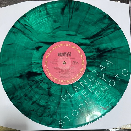 Janis Joplin Greatest hits Green Smoke Colored Vinyl Rsd 2017 - Picture 4 of 5