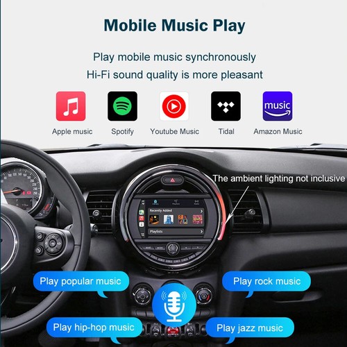 Radio de coche 9" GPS reproductor de coche para BMW Mini Cooper R56 F55 F56 F57 Works One D - Imagen 5 de 14