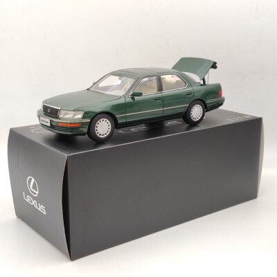 1:18 LS400 First Generation Green Diecast model Car Collection Open