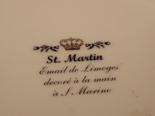 PLACA DE PINTURA IMPRESIONISTA Email de Limoges ¿PORCELANA GODINGER? Van Gogh Monet - Imagen 4 de 5