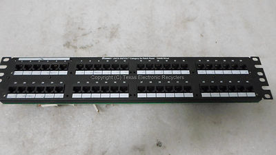 Panduit Data-Patch Cat5e Patch Panel T568B Wired 48-Ports 