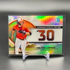 2023 Bowman Chrome Bowman Scouts Top 100 #BTP-30 Colton Cowser TTC3336