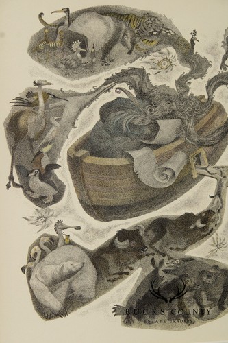Oliver Grimley Pen and Ink Drawing, Noah's Ark - Picture 9 of 17