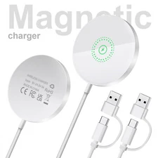 Wireless Magnetic Charging Mat Fast Charger For Apple iPhone 15 14 13 12 Series