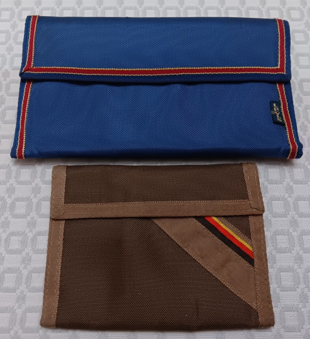 Vtg 70s / 80s Levis & Coconuts Nylon Hook Loop Close Wallets