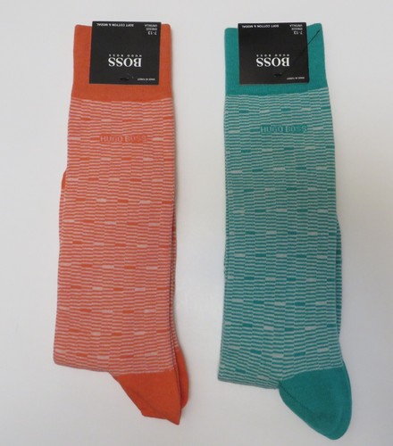 Calcetín Hugo BOSS Clásico Crew Para Hombre Talla 7 - 13 Algodón Suave Paquete de 2 Diseño - Imagen 16 de 150