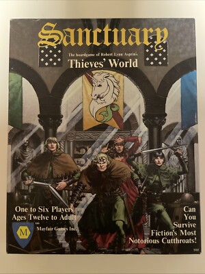 Mayfair Games 1981 SANCTUARY Thieves' World Brettspiel - mit deutscher Anleitung