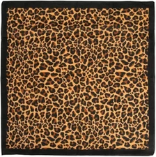 Leopard Print Bandana Animal Print ~ Wearable Art 100% Cotton - Scarf