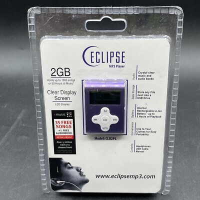 Eclipse 2 GB Flash MP3 Player -Mach Speed - Purple (CLD2PL)