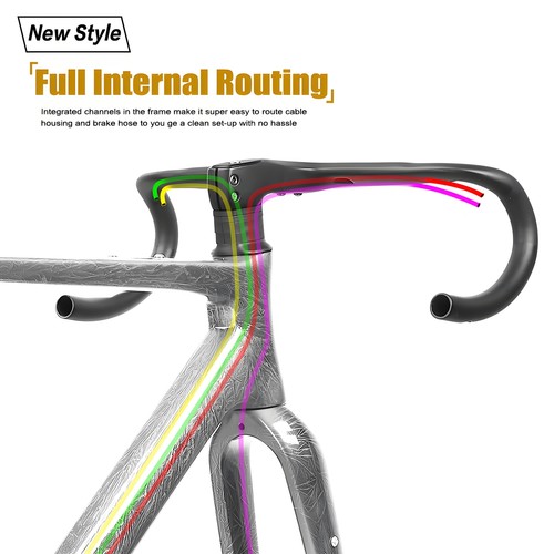 Airwolf T1100 Gravel Bicycle Frameset Carbon Gravel Frame 700*45c Cyclocross - Picture 17 of 30