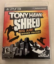 Tony Hawk: Shred (Sony PlayStation 3, 2010) PS3 CIB! W/ Manual! NFR Works!