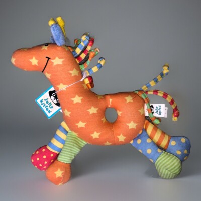 Jelly Kitten ''Petit Soleil Giraffe Shaker'' weiche Tröster Plüsch selten sensorisches Spielzeug