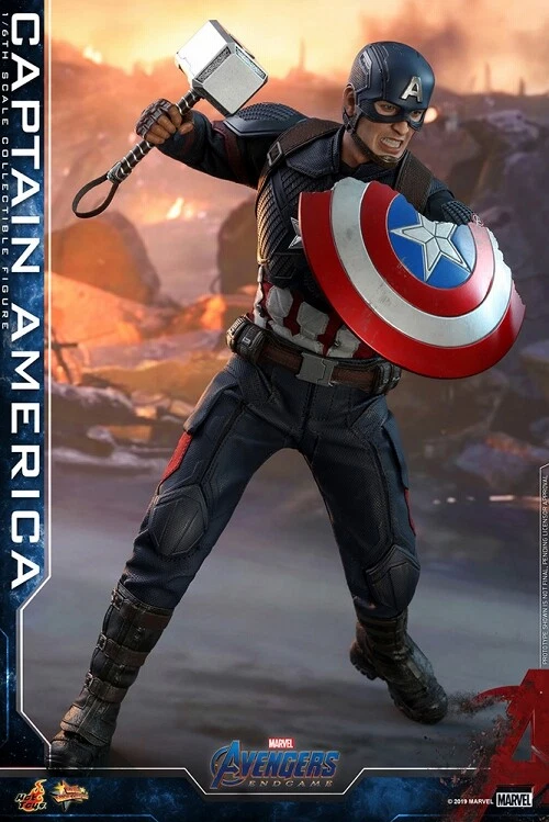 NEW Hot Toys MM536 1 6 Avengers Endgame CAPTAIN AMERICA 31cm
