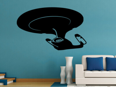 Star Trek Enterprise Schiff USA Spiel Neu Wand Vinyl Aufkleber 7055