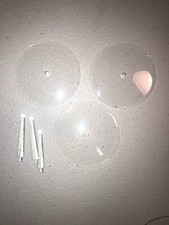 Warhammer 40000 40k Age of Sigmar 60mm Round Flying Bases x3 BALL tops 83122