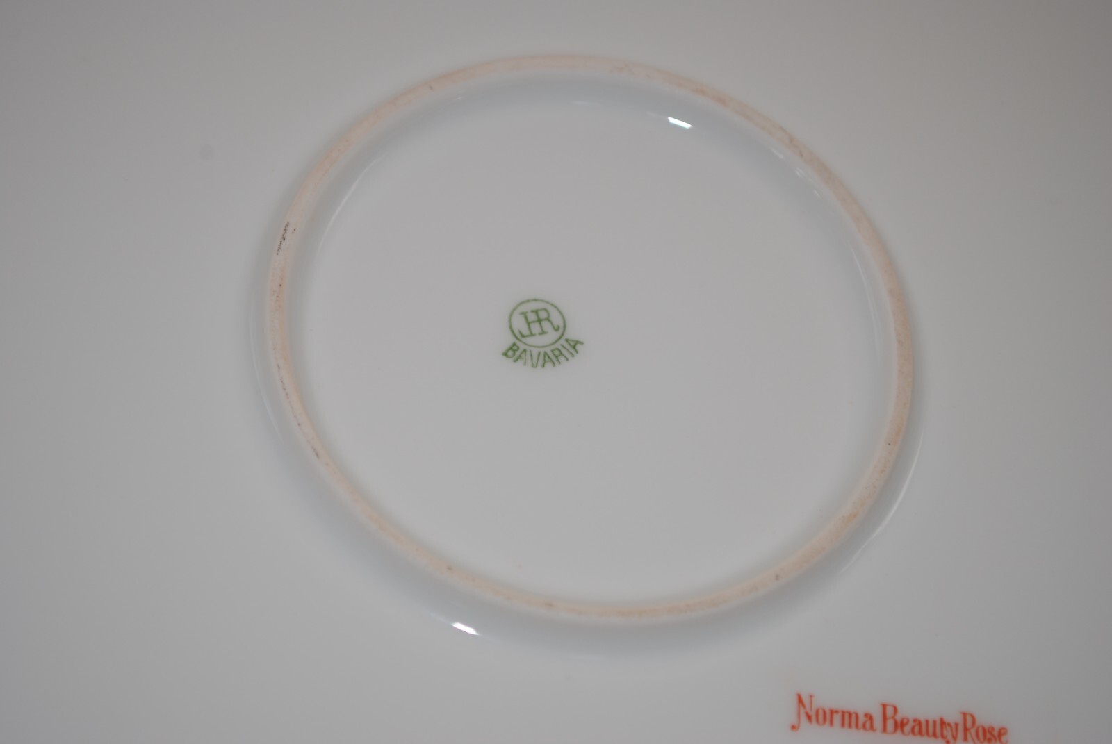 Impressive Antique Charger Norma Beauty Rose HR/  BT Co. Germany/ Signed