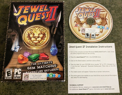 Jewel Quest II - retro PC game - Big Box edition