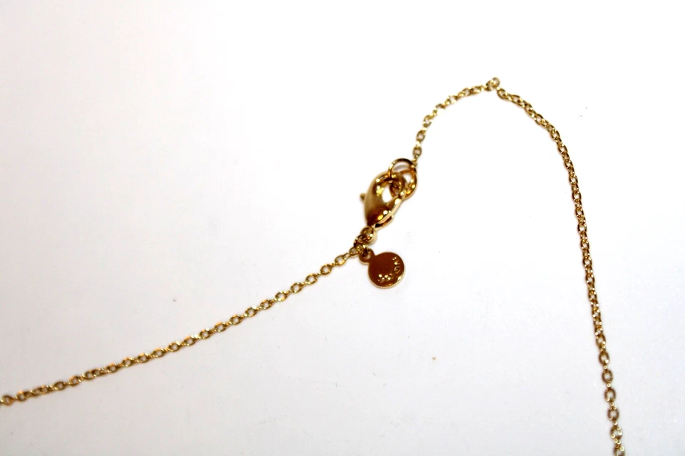 Ожерелья GORJANA золотистый кубический цирконий лист подвеска подвеска женщин - Изображение 3 из 4