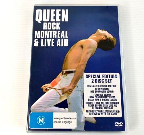 Queen: Rock Montreal & Live Aid - 2 x DVD Special Edition - R 4 - Free Delivery - Picture 1 of 9