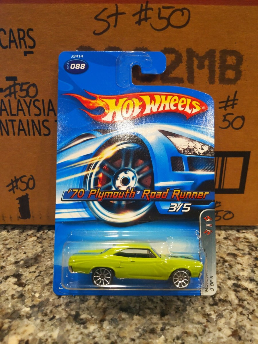 Hot Wheels 2006 Motown Metal '70 Plymouth Road Runner Green | eBay