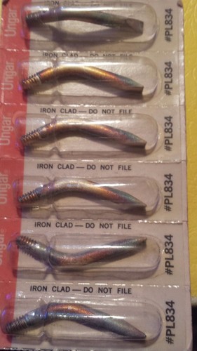 Ungar PL834 iron-clad,silver-plated offset chisel 3/16" thread-in tip (Qty. 1 ) - 第 1/3 張圖片