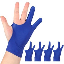 4pcs Artist Drawing Glove l Size Two Finger Graphics Painting Glove Blue