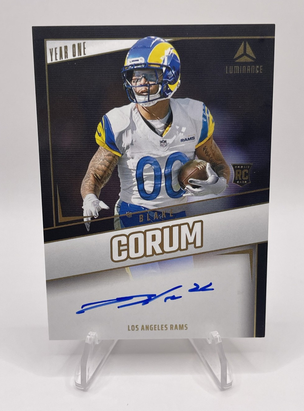 2024 Panini Luminance Year One Signatures RPS#20 Blake Corum