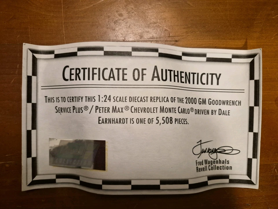 Colección Revell 2000 1/24 #3 Dale Earnhardt Gm Goodwrench Peter Max NASCAR Foto 3 de 4