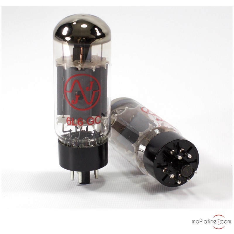 Tubes 6L6GC-JJ tétrodes de puissance appairées pour ampli Hi-Fi stable