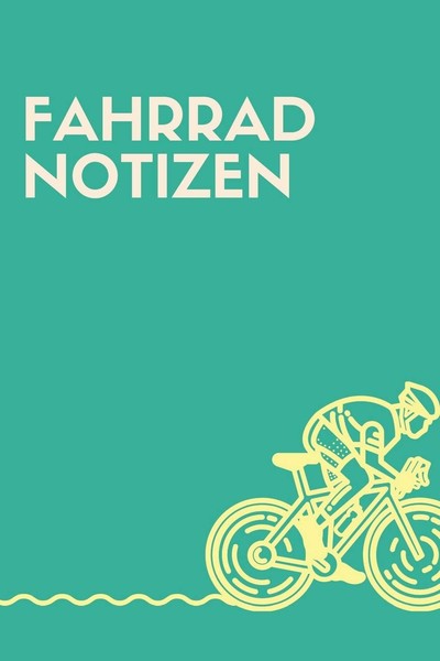 Notizbuch A5 Punkteraster 120 Seiten FüR Fahrradfahrer, Radfahrer, Schreibheft-image