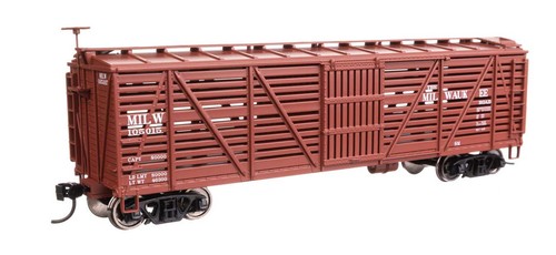 Walthers escala HO ~ 40' coche de madera ~ Milwaukee Road #105015 ~ 910-41460 | Condition: New