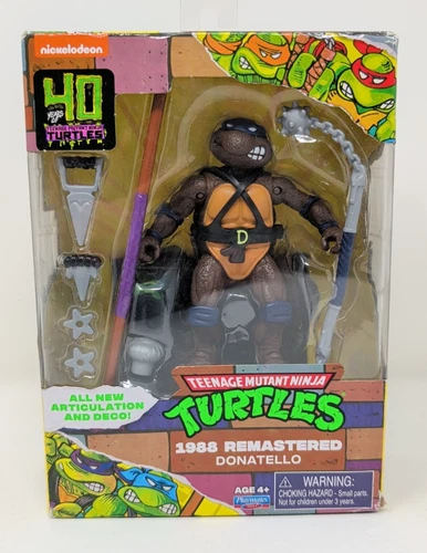 Open Box Teenage Mutant Ninja Turtles DONATELLO 1988 Remastered COMPLETE TMNT