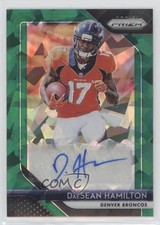 2018 Panini Prizm Rookie Green Crystals 45/75 DaeSean Hamilton #RA-DSH Auto 5w7