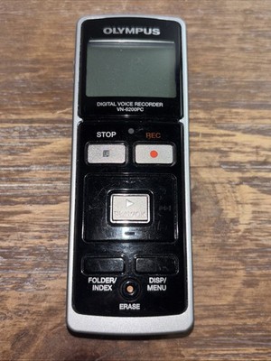 Olympus Digital Voice Recorder VN-6200PC Tested Working No Battery Cover