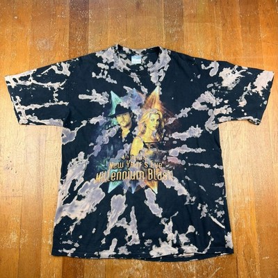 Vintage Tim McGraw Faith Hill Millennium Single Stitch Tie Dye T-Shirt Size XL