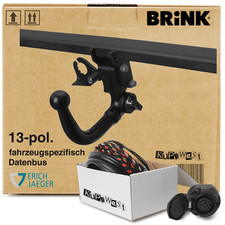 Für Opel Zafira Life Typ K0 Brink Anhängerkupplung abnehmbar & 13poliger E-Satz