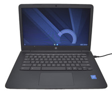 HP Chromebook 14 G5 14", 1.10 Ghz Celeron, 8GB RAM, 32 GB SSD Grade C, No AC