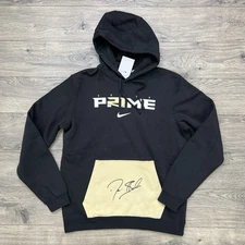 Nike Pullover Hoodie Deion Sanders Prime Sz XL Mens Black 2.0 Club Fleece