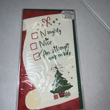 Papyrus Christmas/Holiday Card- $ Enclosure New In Packaging With Envelope
