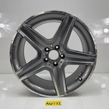 MERCEDES GLA X156 19" AMG ALLOY WHEEL GREY DIAMOND CUT A1564010600 GENUINE