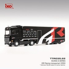Camion Scania S-Series Toyota GR Racing Team WRC Rallye 2024 au 1/43 IXO TTR035