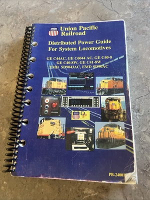 #ad #ad Union Pacific Railroad Distributed power Guide For System Locomotives $19.99
