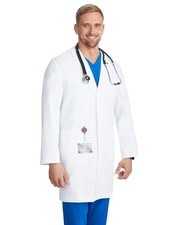 Healing Hands Lab Coat for Men's Luke Labcoat With 5 Pockets  2-way Stretch ...